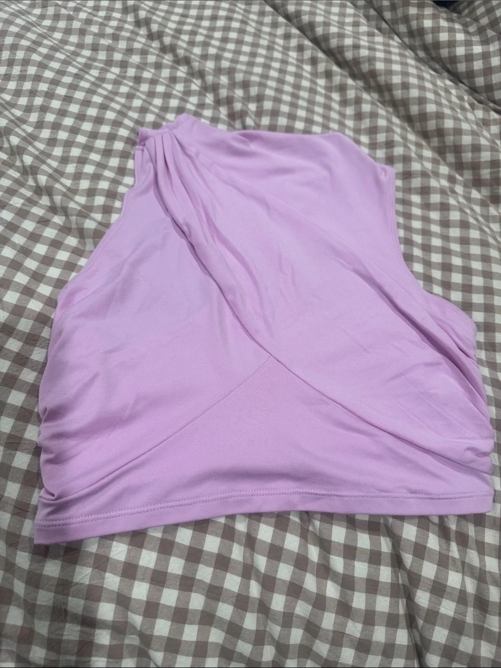 Free People Lavender Racerback Crop Tank